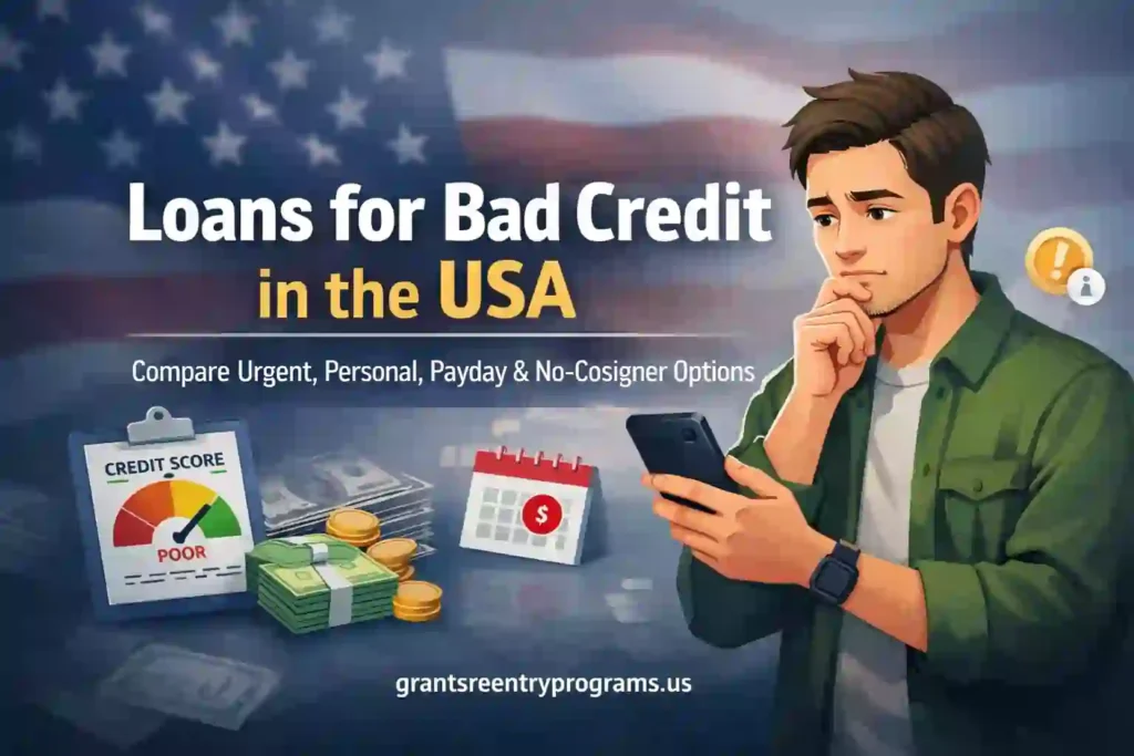 Loans for Bad Credit in USA